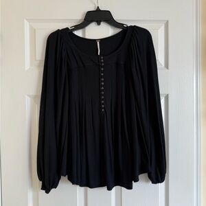 OPEN TO OFFERS!!!! Free People Midnight Button-Up Blouse